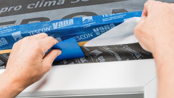 Verarbeitungsschritte: vor Fenstermontage